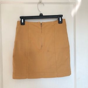 Miniskirt - Mustard Yellow